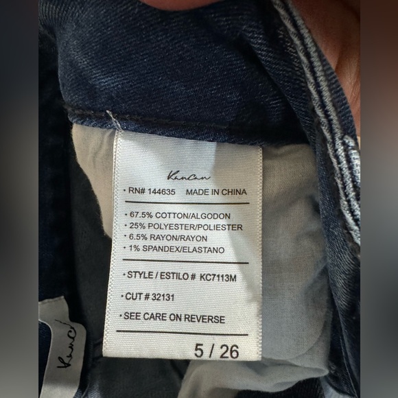 KanCan High Rise Button Fly Skinny Jeans Size 5/26 Medium Wash - Picture 10 of 10